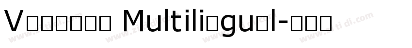 Verdana Multilingual字体转换